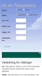 Mobile Screenshot of fettprosent.no